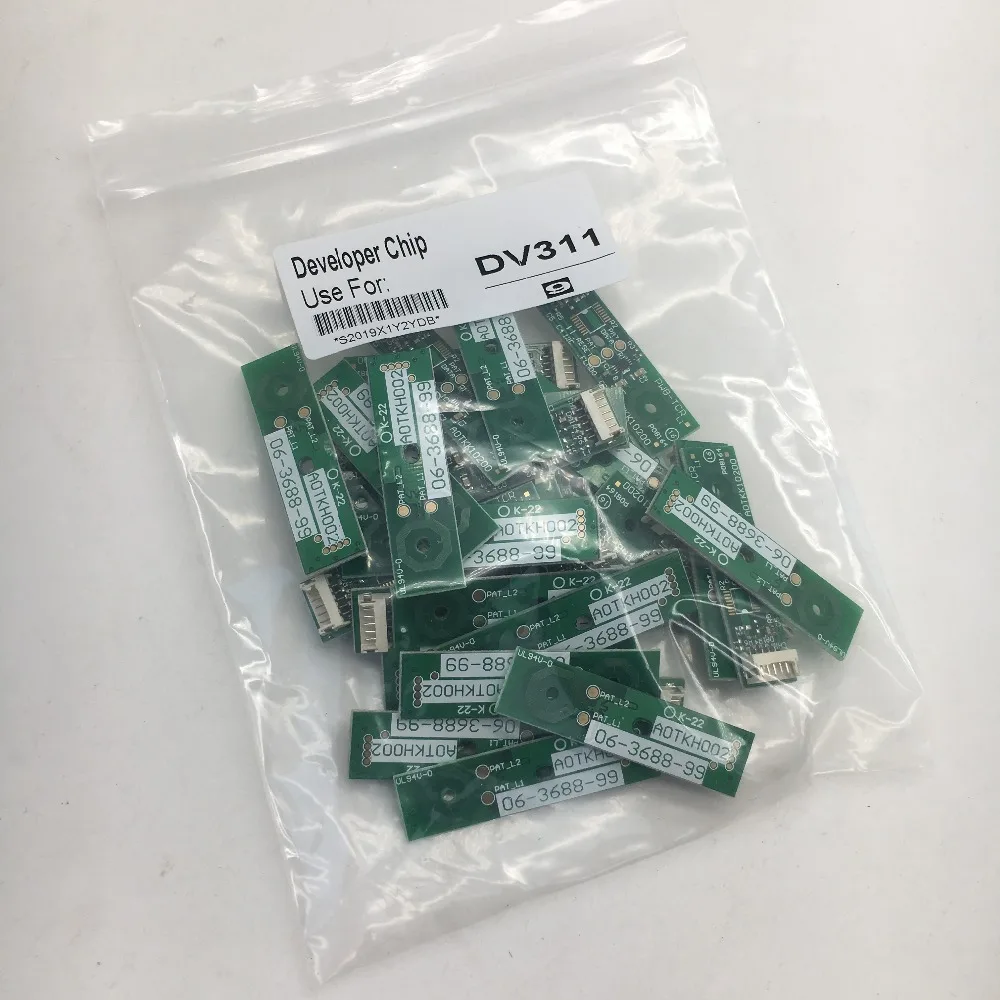 (5sets=20pcs) Free Shipping Universal Auto Developer Chip Resetter DV-311 For Konica Minolta Bizhub C220 C280 C360 Copier Parts
(5sets=20pcs) Free Shipping Universal Auto Developer Chip Resetter DV-311 For Konica Minolta Bizhub C220 C280 C360 Copier Parts