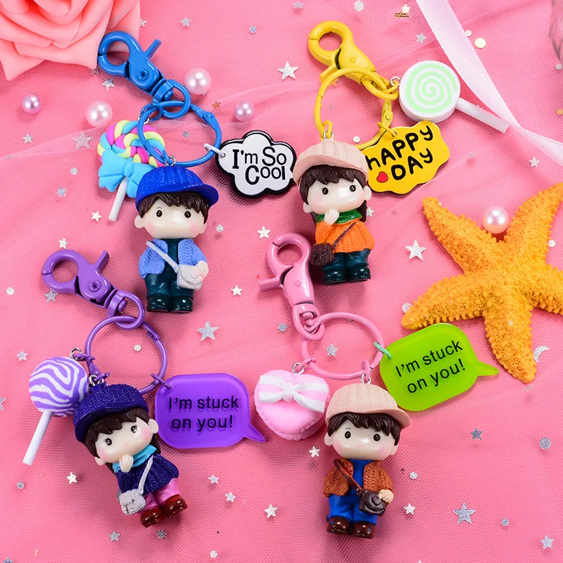 2019 Creative Key Chain Pendant Korean Cute Boy doll Cartoon Key Chain Fashion Creative Bag Charm Accessories Pendant Key Ring
2019 Creative Key Chain Pendant Korean Cute Boy doll Cartoon Key Chain Fashion Creative Bag Charm Accessories Pendant Key Ring