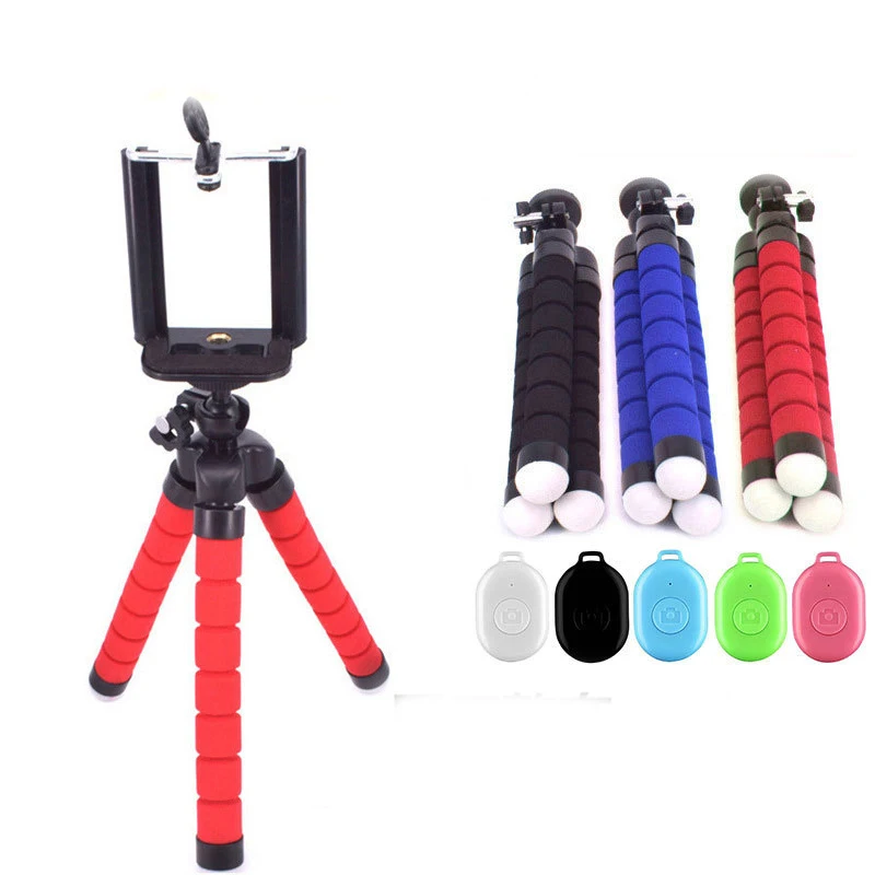 Mini Flexible Sponge Octopus Tripod For iPhone Xiaomi Huawei Smartphone Tripod for Gopro Camera Accessory With Phone Clip
Mini Flexible Sponge Octopus Tripod For iPhone Xiaomi Huawei Smartphone Tripod for Gopro Camera Accessory With Phone Clip