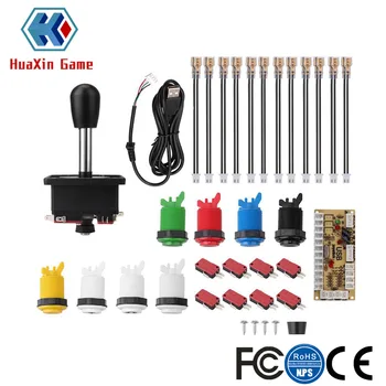 MoPei Arcade Game USB Encoder DIY HAPP Joystick and Push Button Kit with Microswitch for Arcade Video Game Multicade MAME Jamma
MoPei Arcade Game USB Encoder DIY HAPP Joystick and Push Button Kit with Microswitch for Arcade Video Game Multicade MAME Jamma