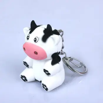Creative Little Cartoon Cow Animal LED Key Ring with Sound Portable Mini Torch Flashlight Key Chain Car Interior Accessories
Creative Little Cartoon Cow Animal LED Key Ring with Sound Portable Mini Torch Flashlight Key Chain Car Interior Accessories