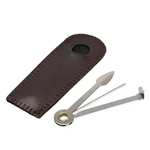 3 in 1 Stainless Steel Tobacco Pipe Cleaning Kit Smoking Pipe Tamper Reamer Pokers for Scraping, Cleaning and Poking With Pouch
3 in 1 Stainless Steel Tobacco Pipe Cleaning Kit Smoking Pipe Tamper Reamer Pokers for Scraping, Cleaning and Poking With Pouch