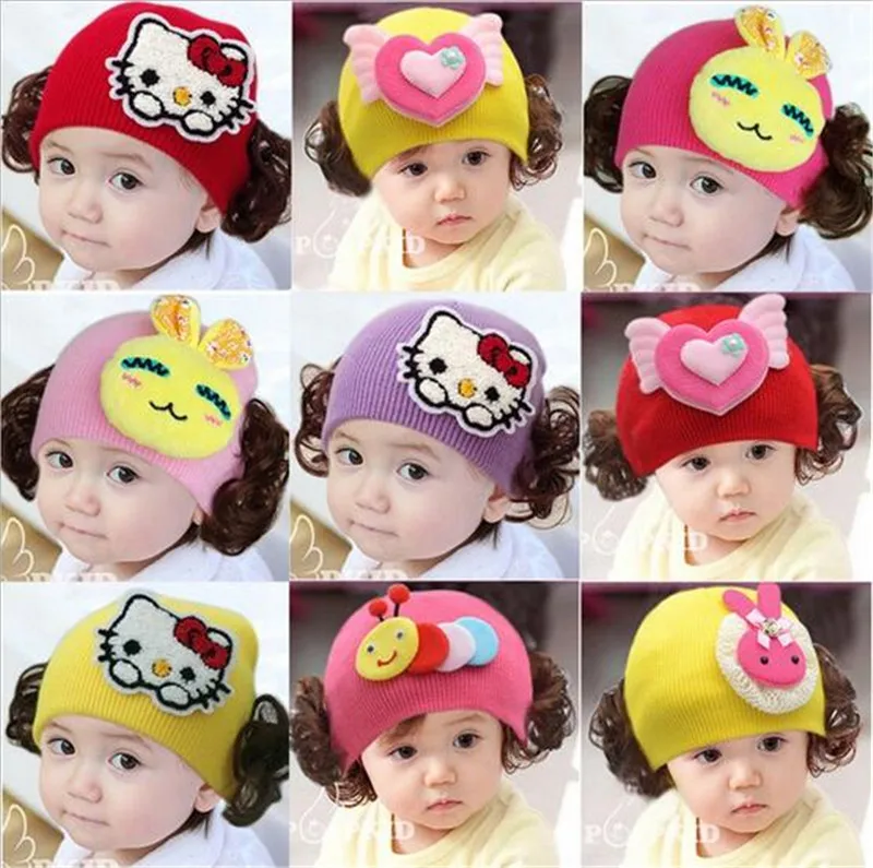 Fashion Baby Hat Lovely Cartoon Kids Pullover Wig Hat Infants Flowers Ear Cap Freeshipping
Fashion Baby Hat Lovely Cartoon Kids Pullover Wig Hat Infants Flowers Ear Cap Freeshipping