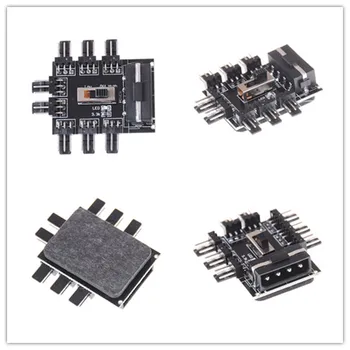 IDE Molex 1 to 8 Multi Way Splitter Cooler Cooling Fan Hub 3pin 12V Power Socket PCB Adapter 2 Level Speed Control PC Computer
IDE Molex 1 to 8 Multi Way Splitter Cooler Cooling Fan Hub 3pin 12V Power Socket PCB Adapter 2 Level Speed Control PC Computer