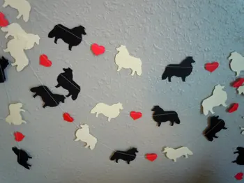 Shetland Sheepdog Love Paper Garland - Valentine's Day Decor - Choose Your Colors
Shetland Sheepdog Love Paper Garland - Valentine's Day Decor - Choose Your Colors