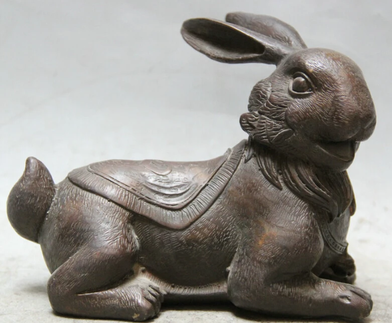 R0717 Details about 7" Old Chinese Folk Bronze Zodiac Year Coney Rabbit Hare Cony Statue Sculpture (B0413)
R0717 Details about 7" Old Chinese Folk Bronze Zodiac Year Coney Rabbit Hare Cony Statue Sculpture (B0413)