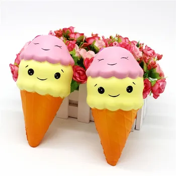 Cute Kawaii Soft Jumbo Squishy Ice Cream Slow Rising Food Cone Bread Pendant Antistress funnyToy for Kids Adults Relieves Stress
Cute Kawaii Soft Jumbo Squishy Ice Cream Slow Rising Food Cone Bread Pendant Antistress funnyToy for Kids Adults Relieves Stress