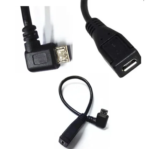 Кабель адаптер Micro USB 5 Pin female to Left angle 90 градусов P|usb pin|left anglecable adapter |