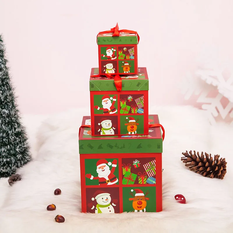 Lovely 1Pcs Square Candy Box Holders Christmas Party Paper Gift Boxes Wrapping Bag Birthday Decor Xmas Decor DIY Present Case
Lovely 1Pcs Square Candy Box Holders Christmas Party Paper Gift Boxes Wrapping Bag Birthday Decor Xmas Decor DIY Present Case