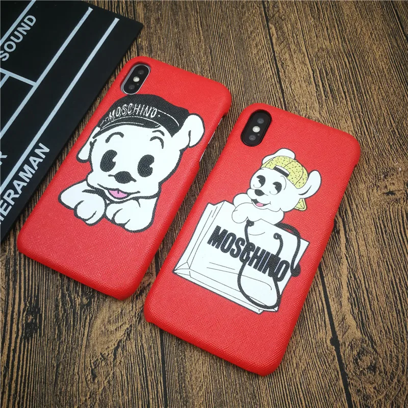 Italy Luxury brand cute dog hard phone case cover for iphone X XS MAX 8 7 6 6S plus leather cases Couple coque fundas capa
Italy Luxury brand cute dog hard phone case cover for iphone X XS MAX 8 7 6 6S plus leather cases Couple coque fundas capa