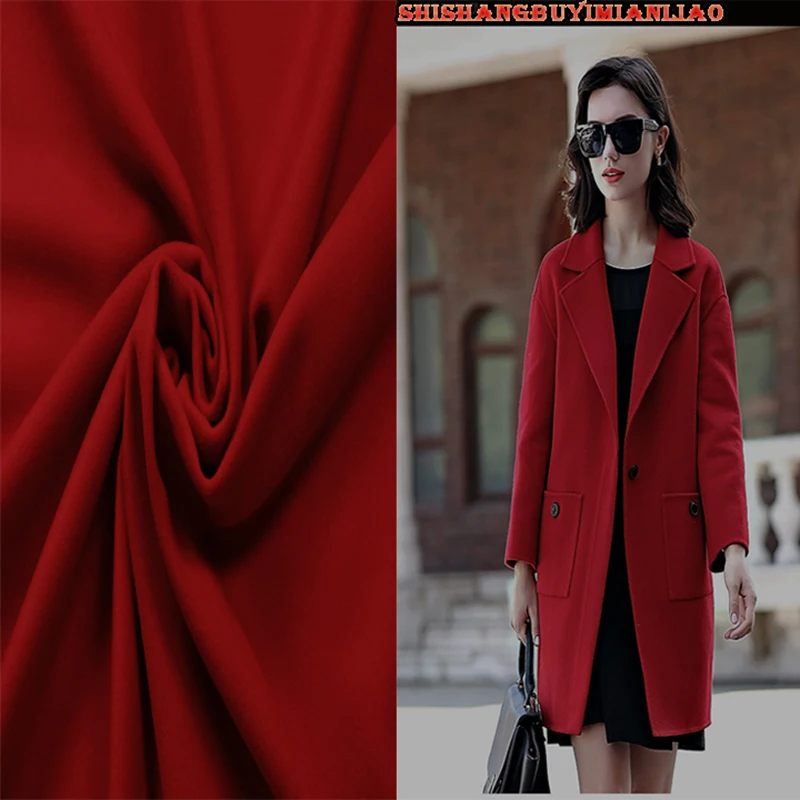 High Quality 150*50cm1pc Red Cashmere Fabric Wool Fabric Coat Fabric Sewing Material For DIY Winter/Autumn Women Coat&Suit&Dress
High Quality 150*50cm1pc Red Cashmere Fabric Wool Fabric Coat Fabric Sewing Material For DIY Winter/Autumn Women Coat&Suit&Dress
