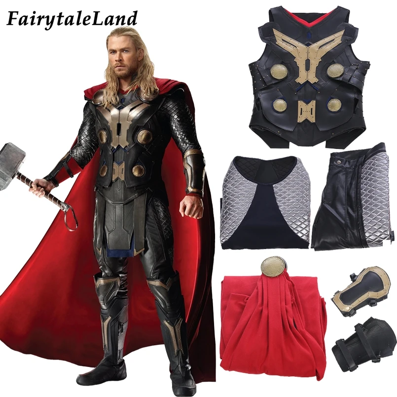 Thor Odinson Cosplay costume Halloween Superhero Costume Avengers Thor 2 Outfit Cosplay Accessories Armor Vest Cloak Clothing
Thor Odinson Cosplay costume Halloween Superhero Costume Avengers Thor 2 Outfit Cosplay Accessories Armor Vest Cloak Clothing