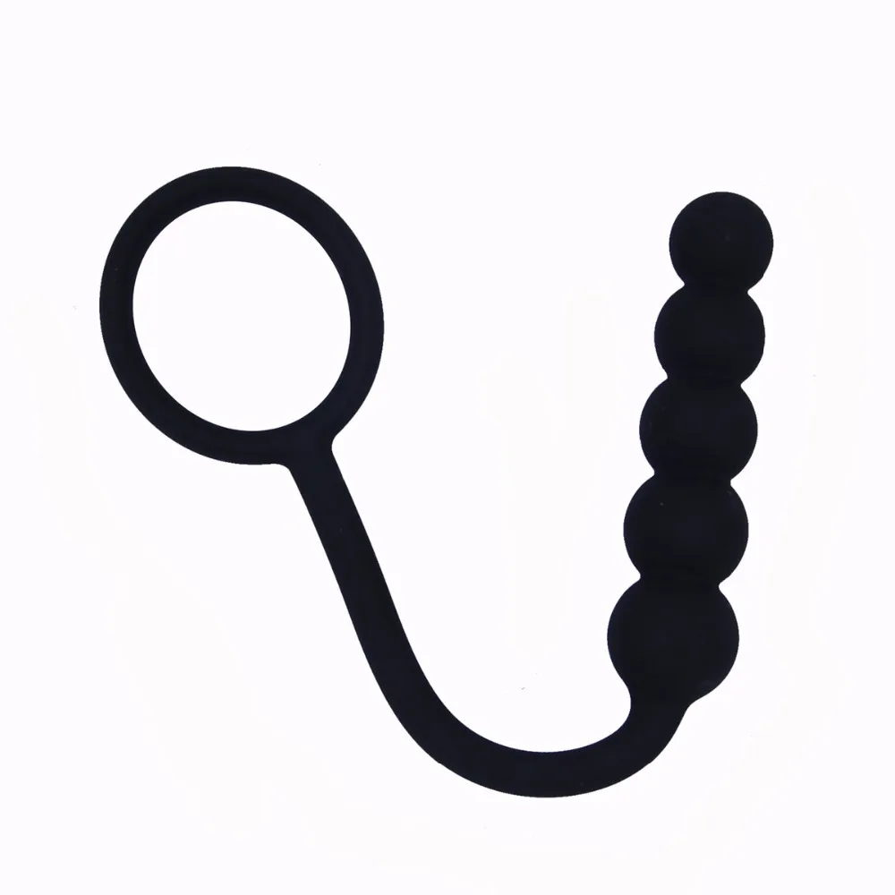Adult Beads Anal Butt Plug Play Pull Ring Ball Silicone Prostata Massage Anal Sex Toys