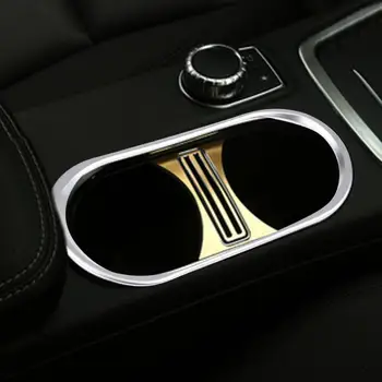 Car Center Console Water Cup Holder Trim Cover Silver Chrome ABS for Mercedes-Benz A/CLA/GLA-class 2013 2014 2015 2016 2017
Car Center Console Water Cup Holder Trim Cover Silver Chrome ABS for Mercedes-Benz A/CLA/GLA-class 2013 2014 2015 2016 2017