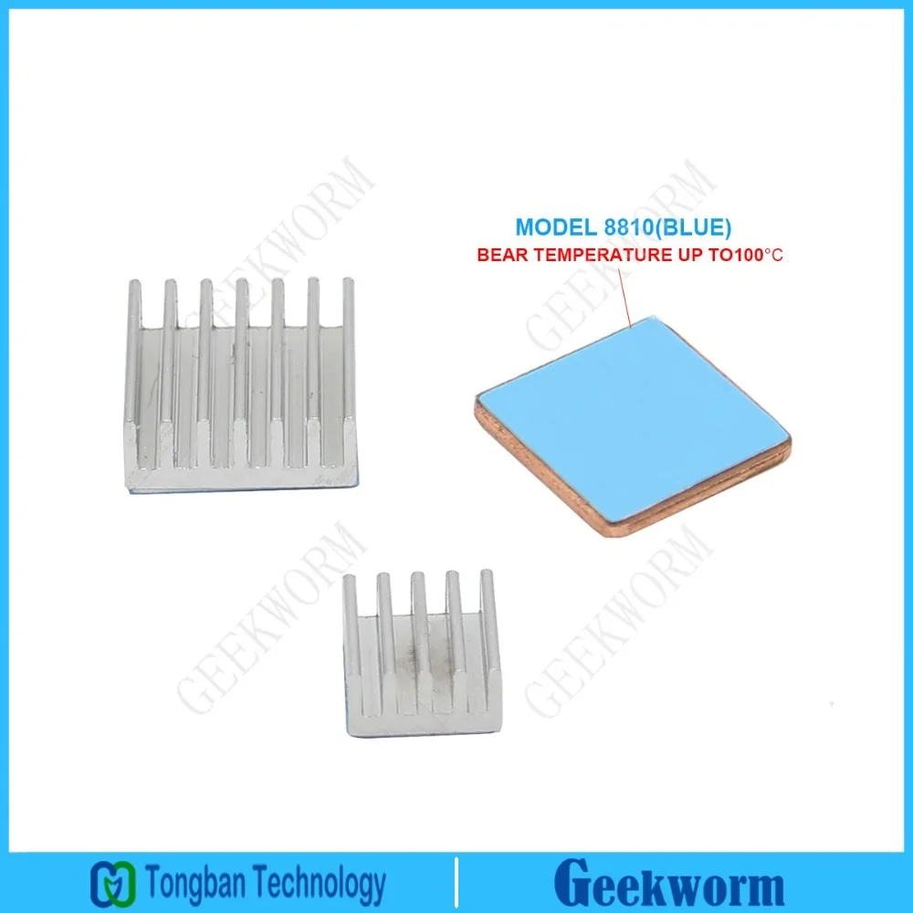 Raspberry Pi 3 Model B Specific Heat Sink (2 pcs Aluminum + 1 pcs Copper/bag)(3bags/lot)
Raspberry Pi 3 Model B Specific Heat Sink (2 pcs Aluminum + 1 pcs Copper/bag)(3bags/lot)
