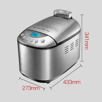 Home automatic bread machine intelligent double heating tube large capacity kneading dough breakfast machine bread roaster 220V
Home automatic bread machine intelligent double heating tube large capacity kneading dough breakfast machine bread roaster 220V