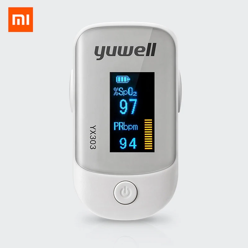 Xiaomi original Yuwell YX303 Oximeter Digital Fingertip Pulse Care with OLED Screen High-speed Sensor Auto Power Off for Family
Xiaomi original Yuwell YX303 Oximeter Digital Fingertip Pulse Care with OLED Screen High-speed Sensor Auto Power Off for Family