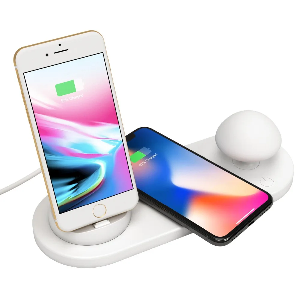 10W QI Wireless Charger Cute Mushroom Lamp Desktop Wireless Charger for iPhone X 8 Samsung S9 S9+ S8 Huawei Xiaomi Drop Shipping
10W QI Wireless Charger Cute Mushroom Lamp Desktop Wireless Charger for iPhone X 8 Samsung S9 S9+ S8 Huawei Xiaomi Drop Shipping