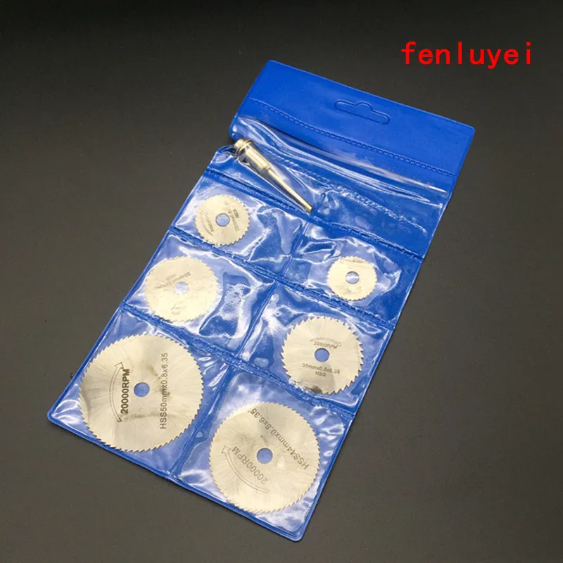 Mini HSS Circular Saw Portable Rotary Tool Circular Saw Blades Cutting Discs Mandrel 7pcs saw
Mini HSS Circular Saw Portable Rotary Tool Circular Saw Blades Cutting Discs Mandrel 7pcs saw