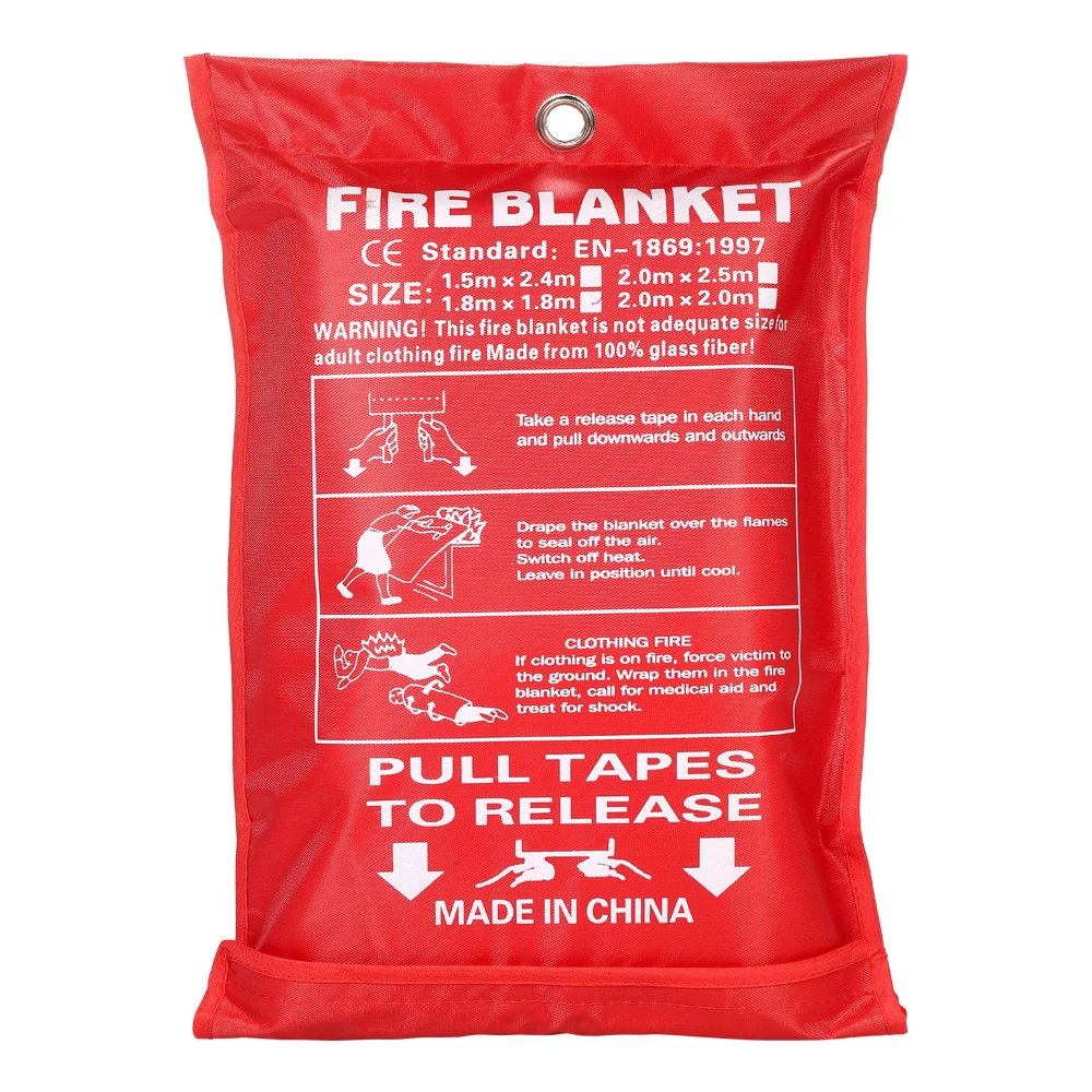 Огнеупорное одеяло из стекловолокна 1 8 м x м|Противопожарное одеяло| |