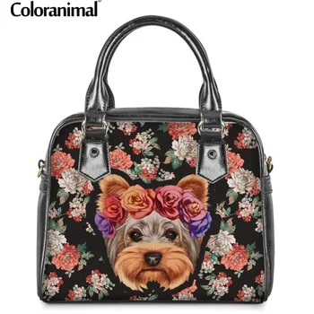 Coloranimal Messenger Bag Women Durable Tote Bag Women Crossbody Hand Bag Floral Yorkshire Terrier Design Cute Shoulder Handbags
Coloranimal Messenger Bag Women Durable Tote Bag Women Crossbody Hand Bag Floral Yorkshire Terrier Design Cute Shoulder Handbags