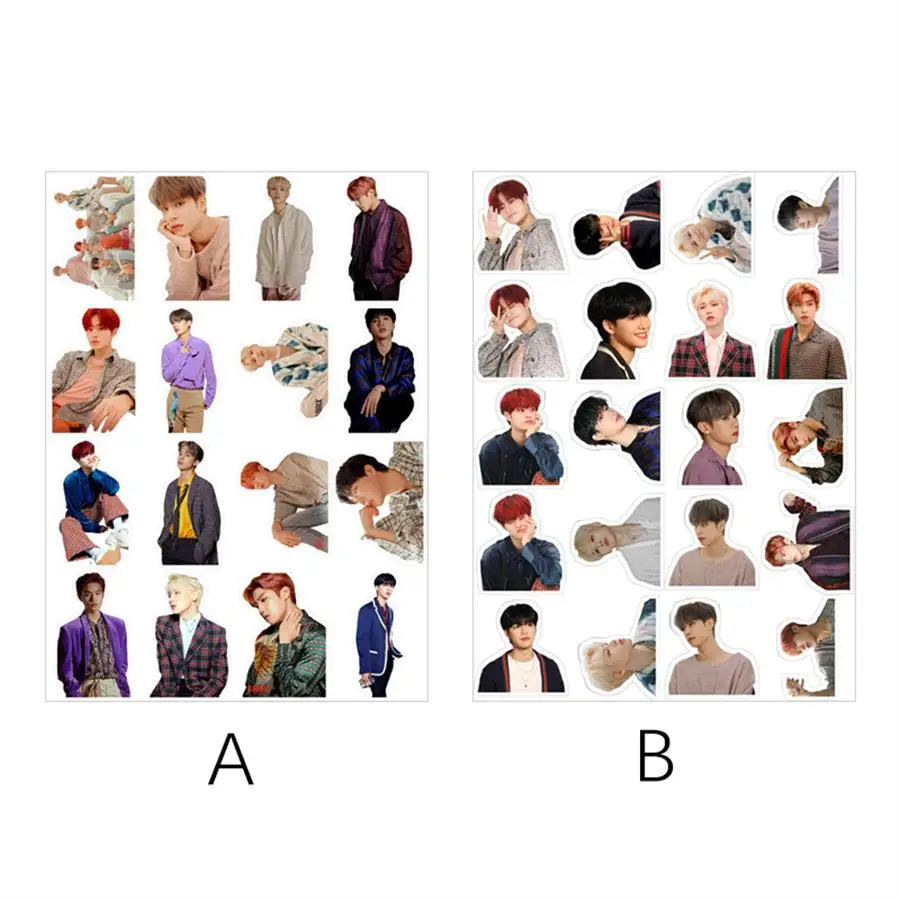 Kpop AB6IX B:Complete Adhesive Photo Stickers for Luggage Laptop 1st Album Woo-jin Notebook Mobile Phone Decorative DIY Stickers
Kpop AB6IX B:Complete Adhesive Photo Stickers for Luggage Laptop 1st Album Woo-jin Notebook Mobile Phone Decorative DIY Stickers