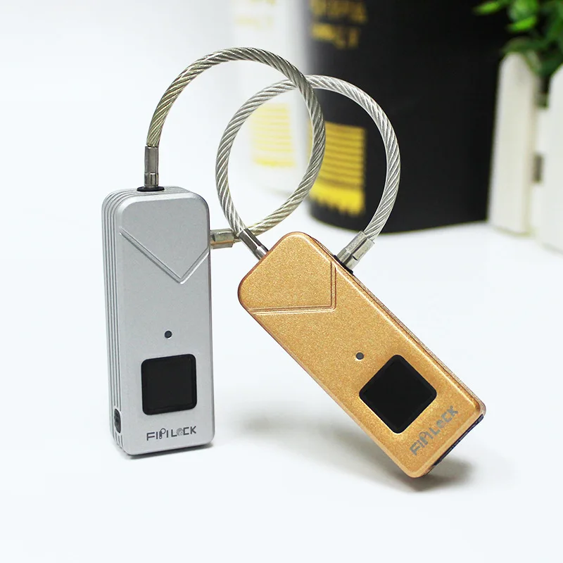 Smart Fingerprint Padlock IP65 Waterproof lock for Luggage box Anti-Theft Security USB Rechargeable Intelligent Keyless Locking
Smart Fingerprint Padlock IP65 Waterproof lock for Luggage box Anti-Theft Security USB Rechargeable Intelligent Keyless Locking