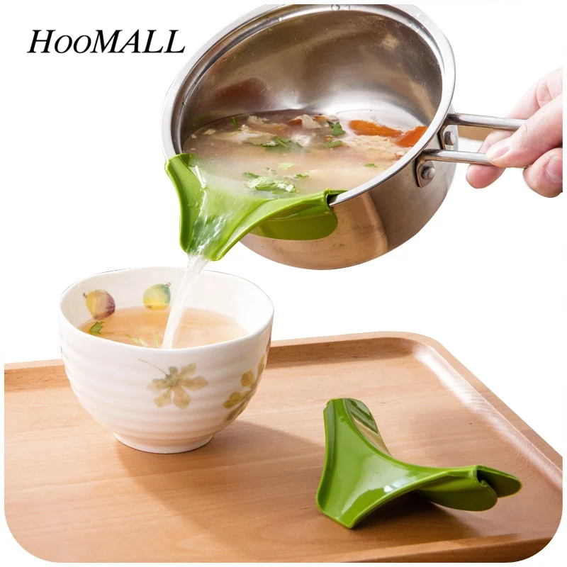 Hoomall Kitchen Silicone Liquid Funnel Diversion Mouth Kitchen Anti-Spill Soup Pour Tool Gadgets for Pots Pans Bowls Jars
Hoomall Kitchen Silicone Liquid Funnel Diversion Mouth Kitchen Anti-Spill Soup Pour Tool Gadgets for Pots Pans Bowls Jars