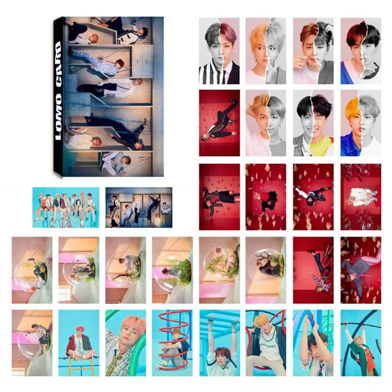 30pcs/set K-POP BTS Bangtan Boys LOVE YOURSELF Answer New Album Self Made Paper Lomo Cards Photo Cards
30pcs/set K-POP BTS Bangtan Boys LOVE YOURSELF Answer New Album Self Made Paper Lomo Cards Photo Cards