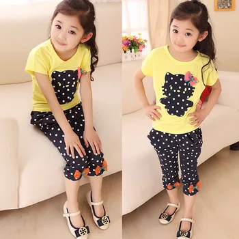 Toddler Kids Baby Girls Outfit Clothes Print T-shirt Tops+Dot Pants Trousers Suits 2PCS Set Tops Children's Kids Clothing Sets
Toddler Kids Baby Girls Outfit Clothes Print T-shirt Tops+Dot Pants Trousers Suits 2PCS Set Tops Children's Kids Clothing Sets