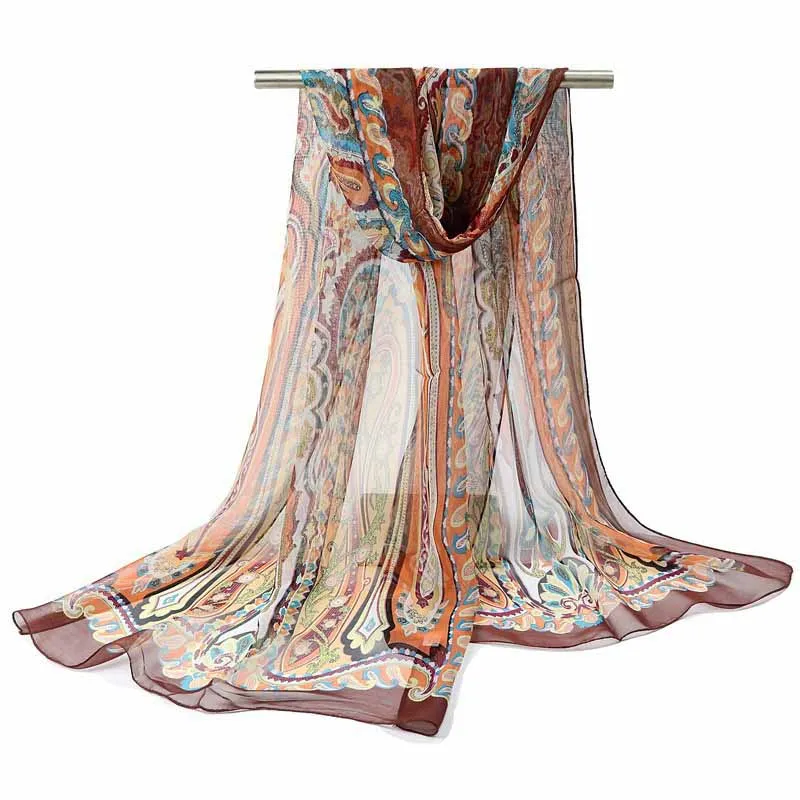 2019 New Women Scarf Shawl Paisley Pattern Georgette Silk Shawl Summer Wrap Paisley Hijab Head Scarf Luxury Brand Foulard Femme
2019 New Women Scarf Shawl Paisley Pattern Georgette Silk Shawl Summer Wrap Paisley Hijab Head Scarf Luxury Brand Foulard Femme