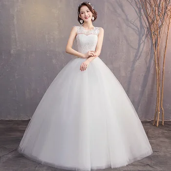 Sleeveless Elegant Princess Wedding Dress Robe De Mariee 2020 Luxury Ball Gowns Lace Appliques Bride Bridal Dresses 05343
Sleeveless Elegant Princess Wedding Dress Robe De Mariee 2020 Luxury Ball Gowns Lace Appliques Bride Bridal Dresses 05343