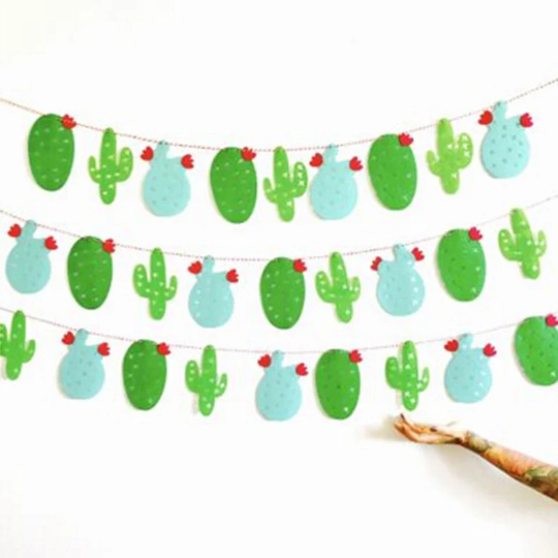 Cartoon Green Cactus Banners Party happy Birthday Party Favors Bunting Flags Classroom Decoration Supplies for home
Cartoon Green Cactus Banners Party happy Birthday Party Favors Bunting Flags Classroom Decoration Supplies for home