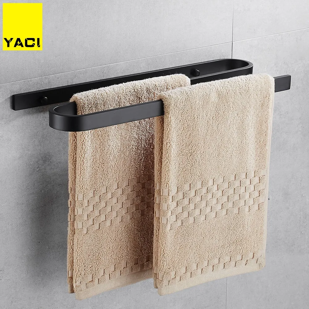 YACI 252 S Curve Towel Bar Double pole Bathroom Wall Hanging Space Aluminum Towel Rack Bathing Room Black Towel shelf
YACI 252 S Curve Towel Bar Double pole Bathroom Wall Hanging Space Aluminum Towel Rack Bathing Room Black Towel shelf