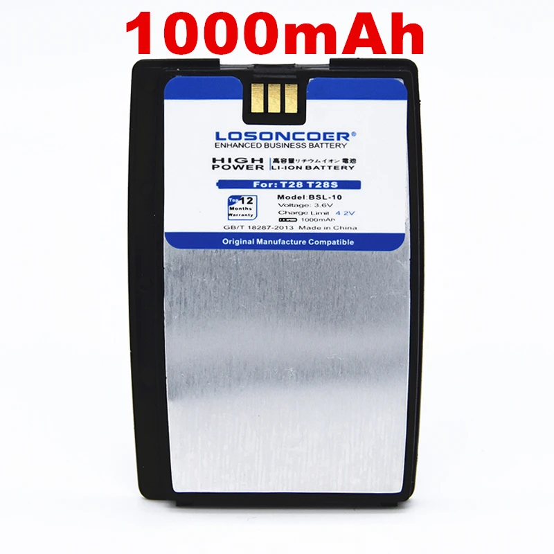 1000mAh BSL 10 BSL-10 Battery For Ericsson T28 T28S T28SC T29 T39 T520 T320 R520 R320 BUS-11 Li-ion Mobile Phone batterie
1000mAh BSL 10 BSL-10 Battery For Ericsson T28 T28S T28SC T29 T39 T520 T320 R520 R320 BUS-11 Li-ion Mobile Phone batterie