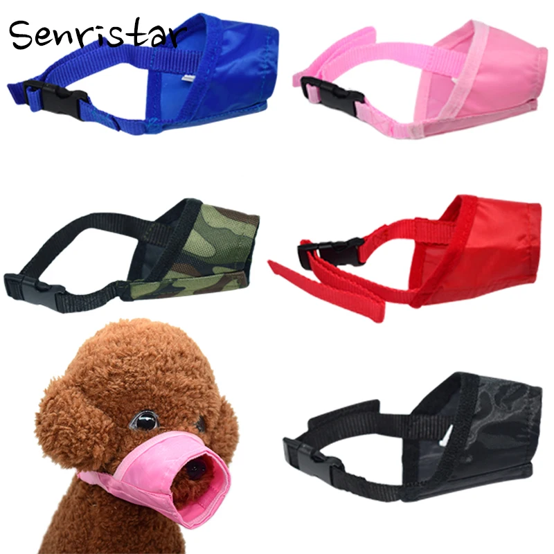 

Pet Dog Muzzle Adjustable Mouth Mask For Small Medium Large Dog Anti Bark Bite Chew Puppy Dog Muzzles Pet Training Supplies