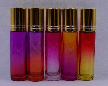 Gradient colorful 10ml 1/3oz THICK Roll On Glass Perfume Bottle Fragrances Essential Oil bottle Roller Ball 100pcs/lot Wholesale
Gradient colorful 10ml 1/3oz THICK Roll On Glass Perfume Bottle Fragrances Essential Oil bottle Roller Ball 100pcs/lot Wholesale