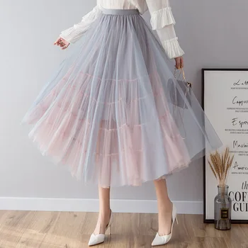 Trousers Women Sale Vadim 2019 Actual Half-length Skirt Autumn And Winter Women's Big Dress New High-waist Mesh Mid-long Fairy
Trousers Women Sale Vadim 2019 Actual Half-length Skirt Autumn And Winter Women's Big Dress New High-waist Mesh Mid-long Fairy