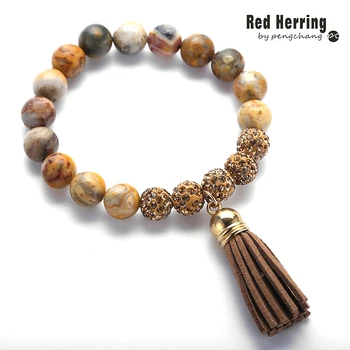 Fashion Women Dress Stone Armband Crazylace Agat Tassel Bracelets
Fashion Women Dress Stone Armband Crazylace Agat Tassel Bracelets