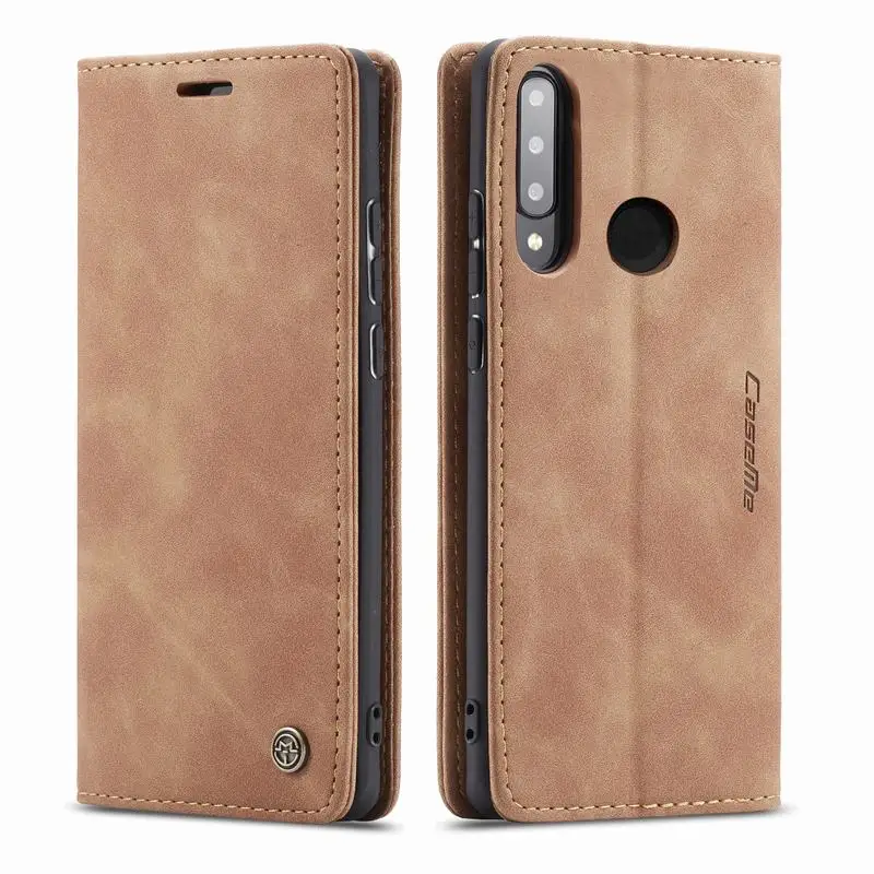 Кожаный чехол для Huawei P30 Lite Pro с магнитной застежкой Роскошный Матовый кошелек