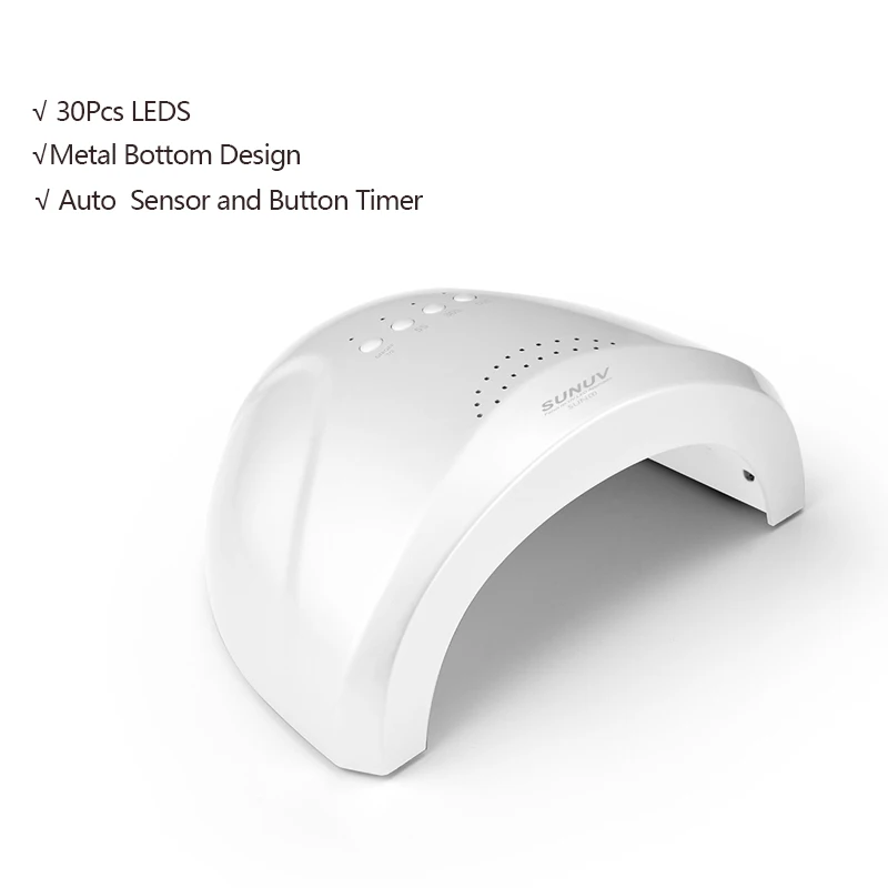 SUN ONE Professional White Light 48W UVLED Lamp Nail Dryer Curing Gel LED Gel Nail Polish Nail Art Tool
SUN ONE Professional White Light 48W UVLED Lamp Nail Dryer Curing Gel LED Gel Nail Polish Nail Art Tool