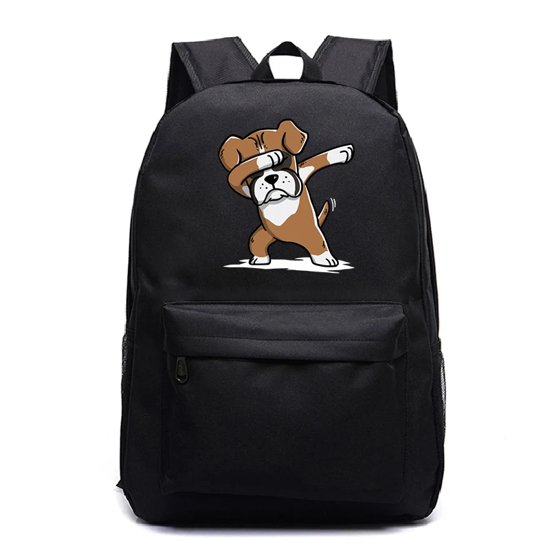 Dabbing Dog Pattern Backpacks Black Men's School Bags Teenager Bagpack Animal Dabbing Bag Sonic Backpacks Girls Boys Mochilas
Dabbing Dog Pattern Backpacks Black Men's School Bags Teenager Bagpack Animal Dabbing Bag Sonic Backpacks Girls Boys Mochilas