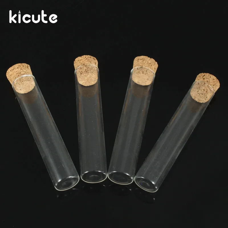 Kicute 5pcs/set Unique Transparent Lab Glass Test Tube With Cork Stoppers Flat 20*100mm Laboratory School Educational Supplies
Kicute 5pcs/set Unique Transparent Lab Glass Test Tube With Cork Stoppers Flat 20*100mm Laboratory School Educational Supplies