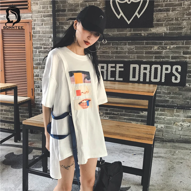 Harajuku BF Women Casual Loose T-shirts Womens O-neck Top Female Printing 5 Quarter Sleeve T-shirt Females Chic Students Tops
Harajuku BF Women Casual Loose T-shirts Womens O-neck Top Female Printing 5 Quarter Sleeve T-shirt Females Chic Students Tops