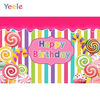 Yeele Candy Lollipop Ice Cream Colorful Stripe Baby Photography Backgrounds Customized Photographic Backdrops for Photo Studio 
Yeele Candy Lollipop Ice Cream Colorful Stripe Baby Photography Backgrounds Customized Photographic Backdrops for Photo Studio