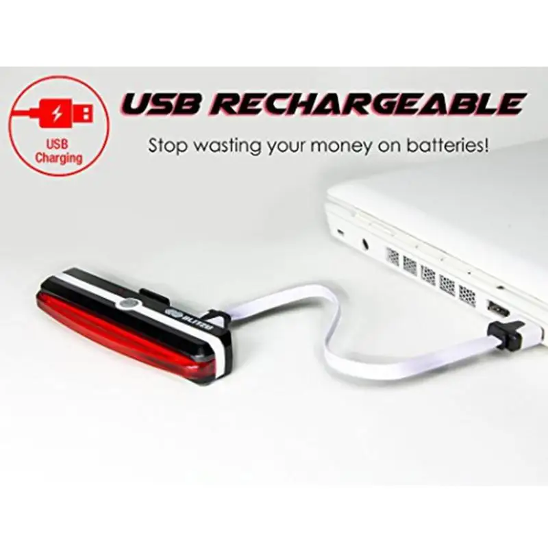 AKDSteel ультра яркий 26 светодиодный фонарь для велосипеда USB Перезаряжаемый