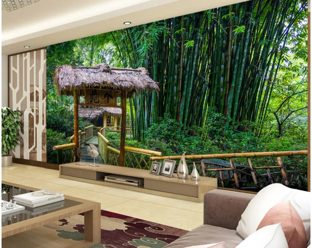 Custom 3D Mural Wallpaper Green Bamboo Pavilion TV Background 3D Mural Wall Paper Home Decor Living Room Wall Covering
Custom 3D Mural Wallpaper Green Bamboo Pavilion TV Background 3D Mural Wall Paper Home Decor Living Room Wall Covering