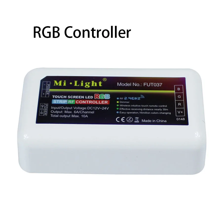DC12V-24V Mi-light серии RGB светодиодный Controller-2.4G 4 зоны контроллер коробка для 5050/3528