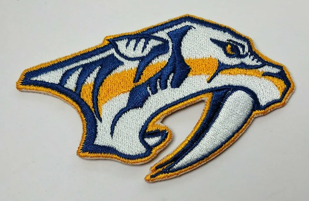 2pcs/lot NHL National Hockey League club Team Predators logo iron on Patch Aufnaeher Applique Buegelbild Embroidered badge
2pcs/lot NHL National Hockey League club Team Predators logo iron on Patch Aufnaeher Applique Buegelbild Embroidered badge