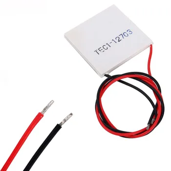 White TEC1-12703 Heatsink Thermoelectric Cooler Cooling Peltier Plate Module 40x40mm
White TEC1-12703 Heatsink Thermoelectric Cooler Cooling Peltier Plate Module 40x40mm